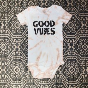 Good Vibes Tie Dyed Onesie